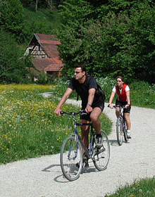 Pegnitzradwanderweg bei Lungsdorf
