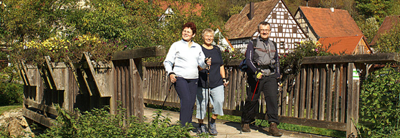 Pegnitzsteg in Lungsdorf