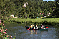 Kanufahren auf der Pegnitz bei Lungsdorf