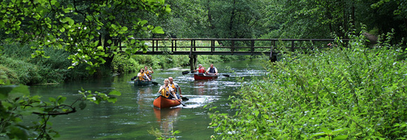 Kanufahren auf der Pegnitz