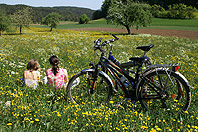 Radfahrer in Viehhofen