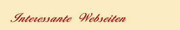 Interessante Webseiten